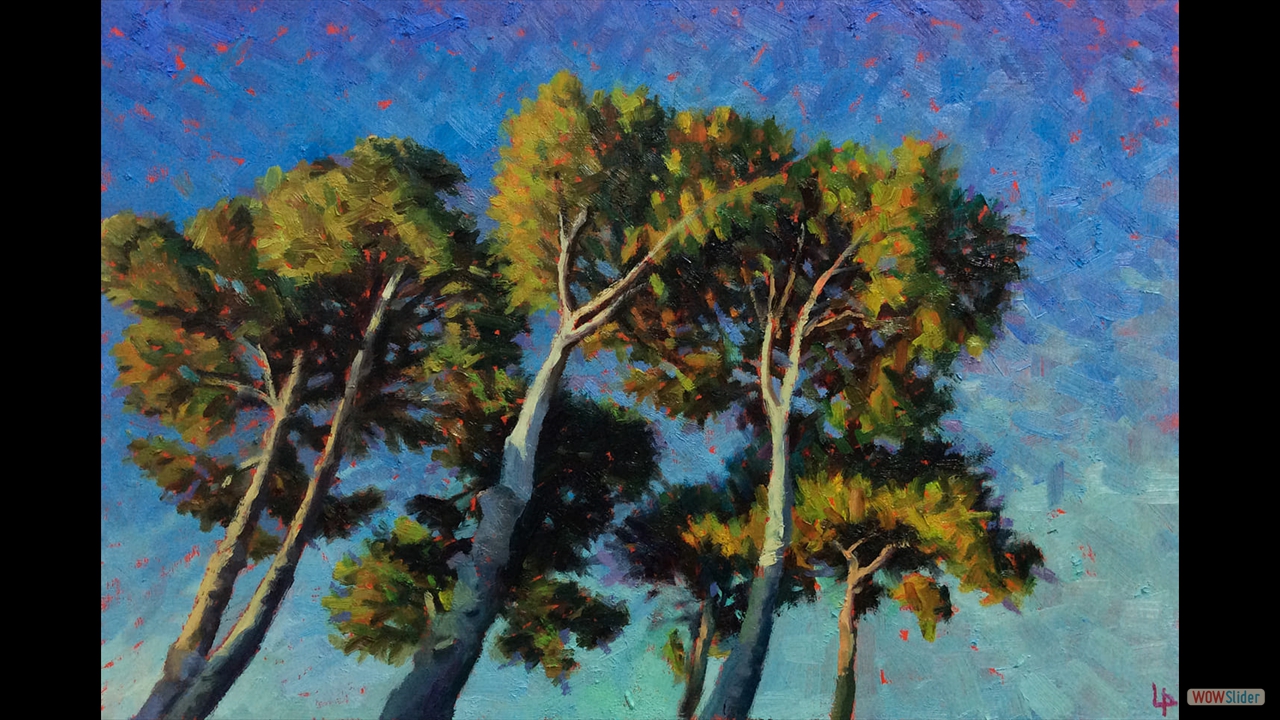 Pineda. 20 x 30 cms. Óleo sobre tabla.