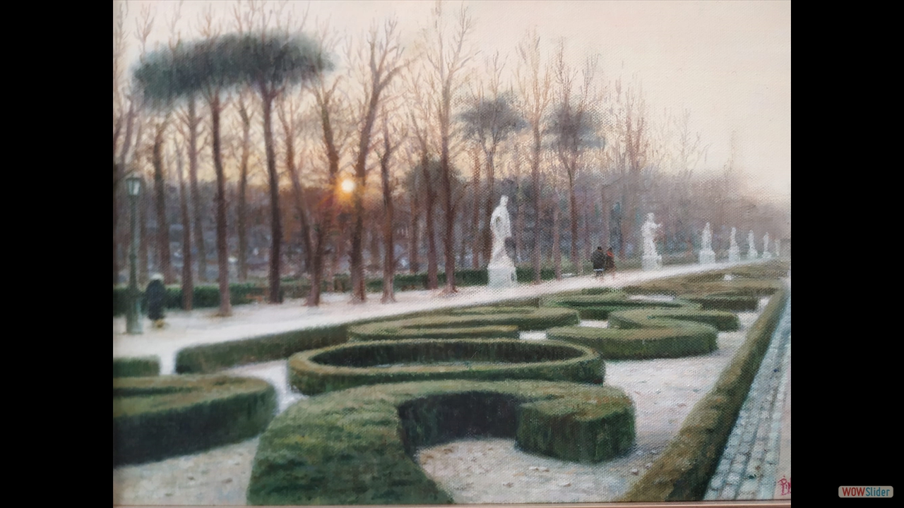 Sol de invierno. 30 x 40 cms. Óleo sobre lienzo.