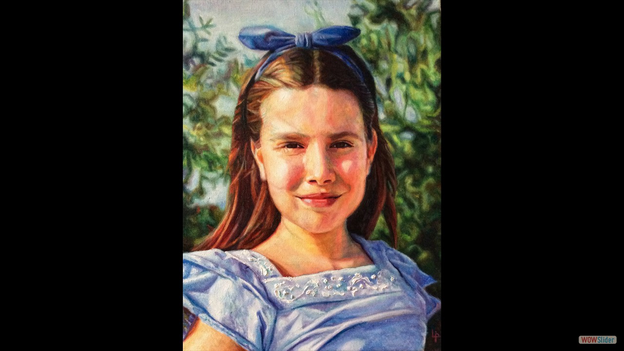 Irene. 40 x 30 cms. Óleo sobre lienzo.