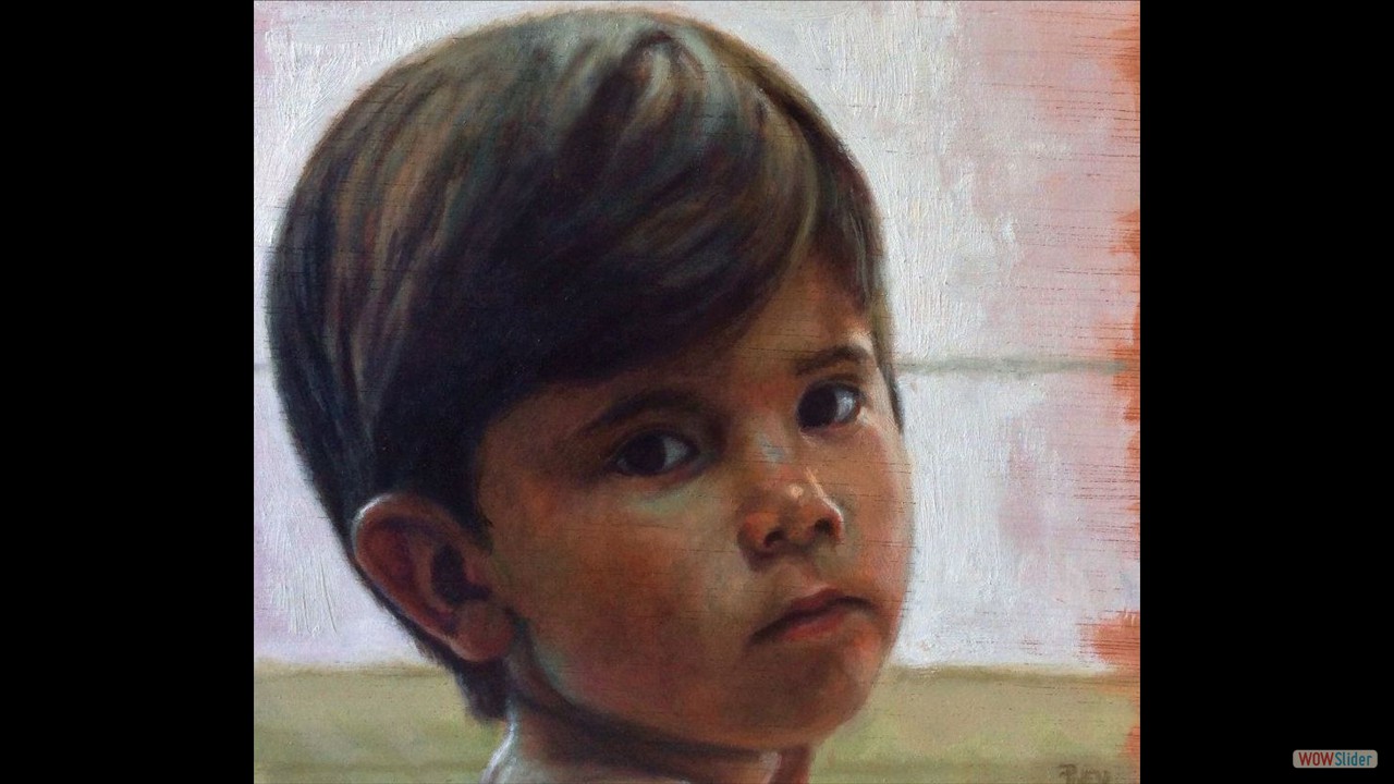 Alonso. 30 x 20 cms. Óleo sobre tabla.