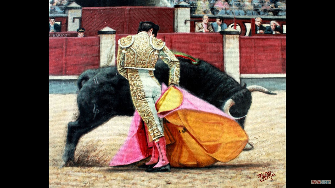 Remate. 50 x 40 cms. Óleo sobre lienzo.